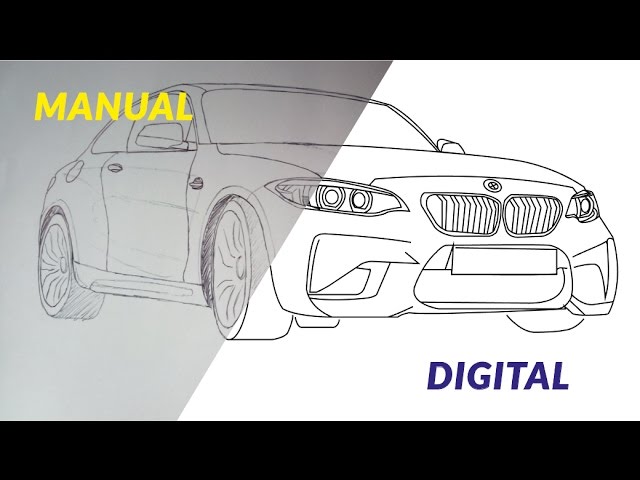 Como Desenhar e Colorir um Carro: Aula para Iniciantes (BMW E30) 