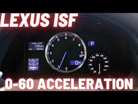 2012 Lexus ISF w/ Novel Headers and Joe-Z exhaust 0-60 Sport mode