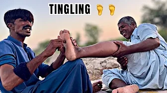 ASMR ONE OF THE BEST FEET TICKLISH MASSAGE IN THE WORLD | FOOT REFLEXOLOGY | LEG MASSAGE FOR RELAX
