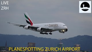 🔴LIVE Zurich Airport Friday Evening Plane Spotting