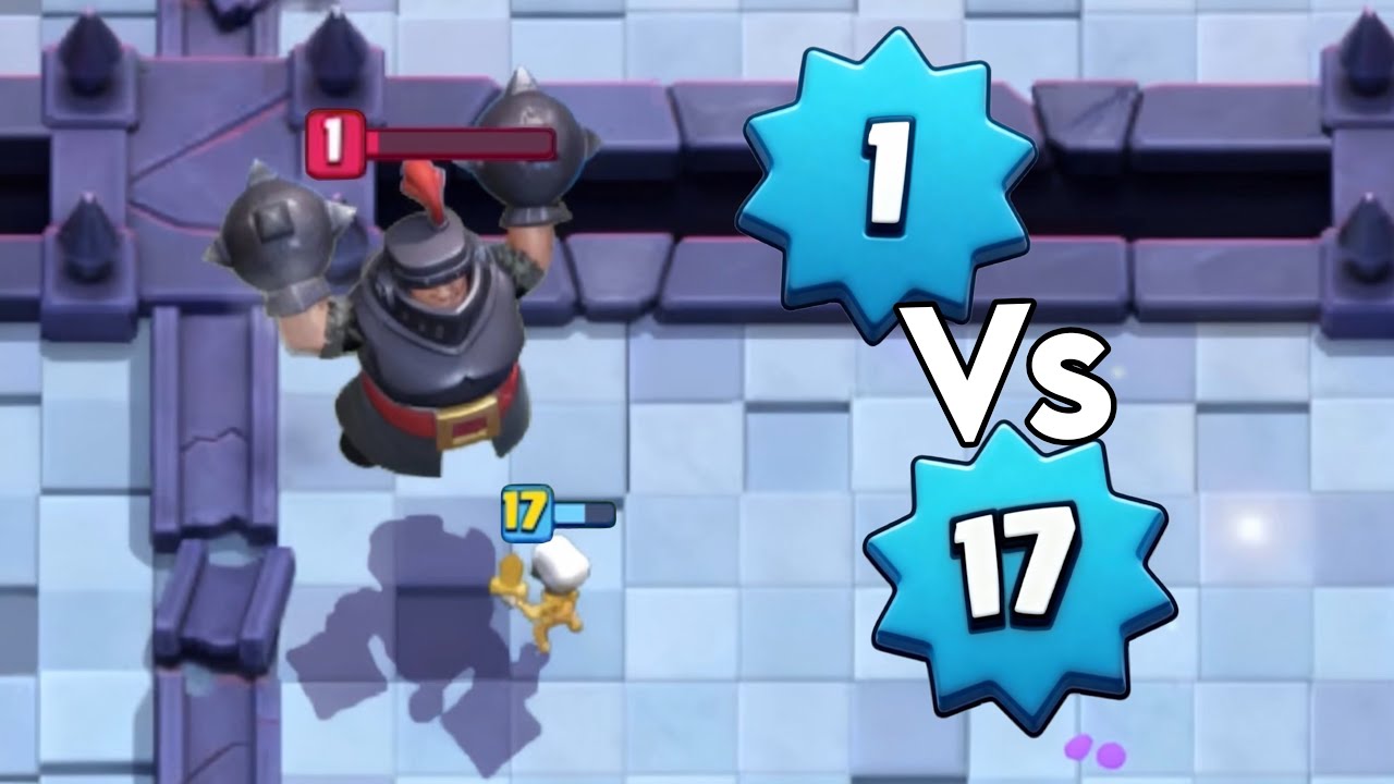Level 17 Vs Level 1 In Clash Royale… 