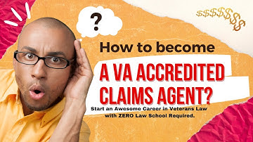 How To Become A VA Accredited Claims Agent | Be A Paid VSO | #LegalCareers #Paralegal #VAbenefits