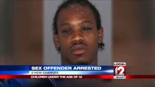 Convicted sex offender faces two new charges