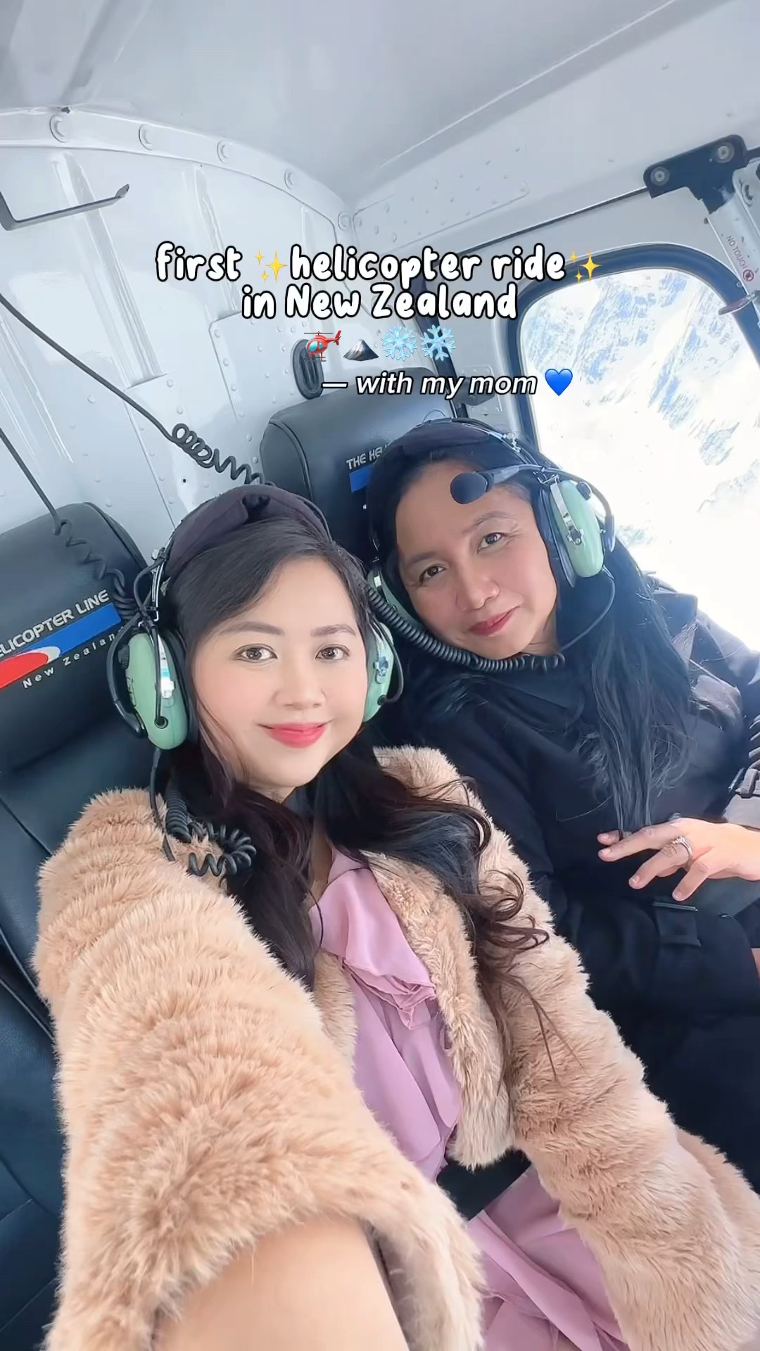 PERTAMA KALI NAIK HELI DI NEW ZEALAND SAMA MAMA AKU ???? | Klara Tania #shorts