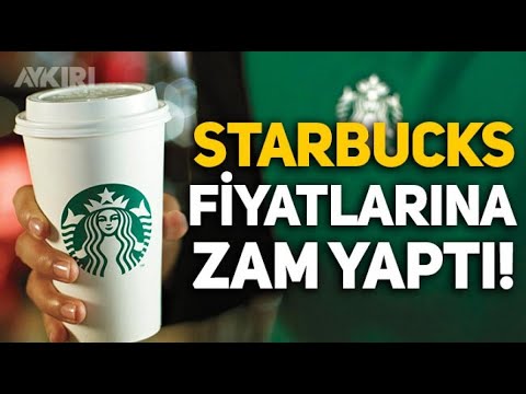 Starbucks kahve fiyatlarına zam yaptı !!! (çok fazla)