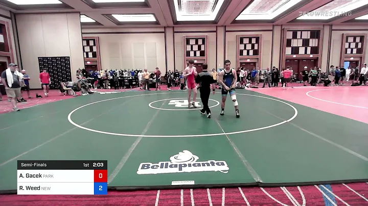 182 Lbs Semifinal - Adrian Gacek, Parkland High Sc...