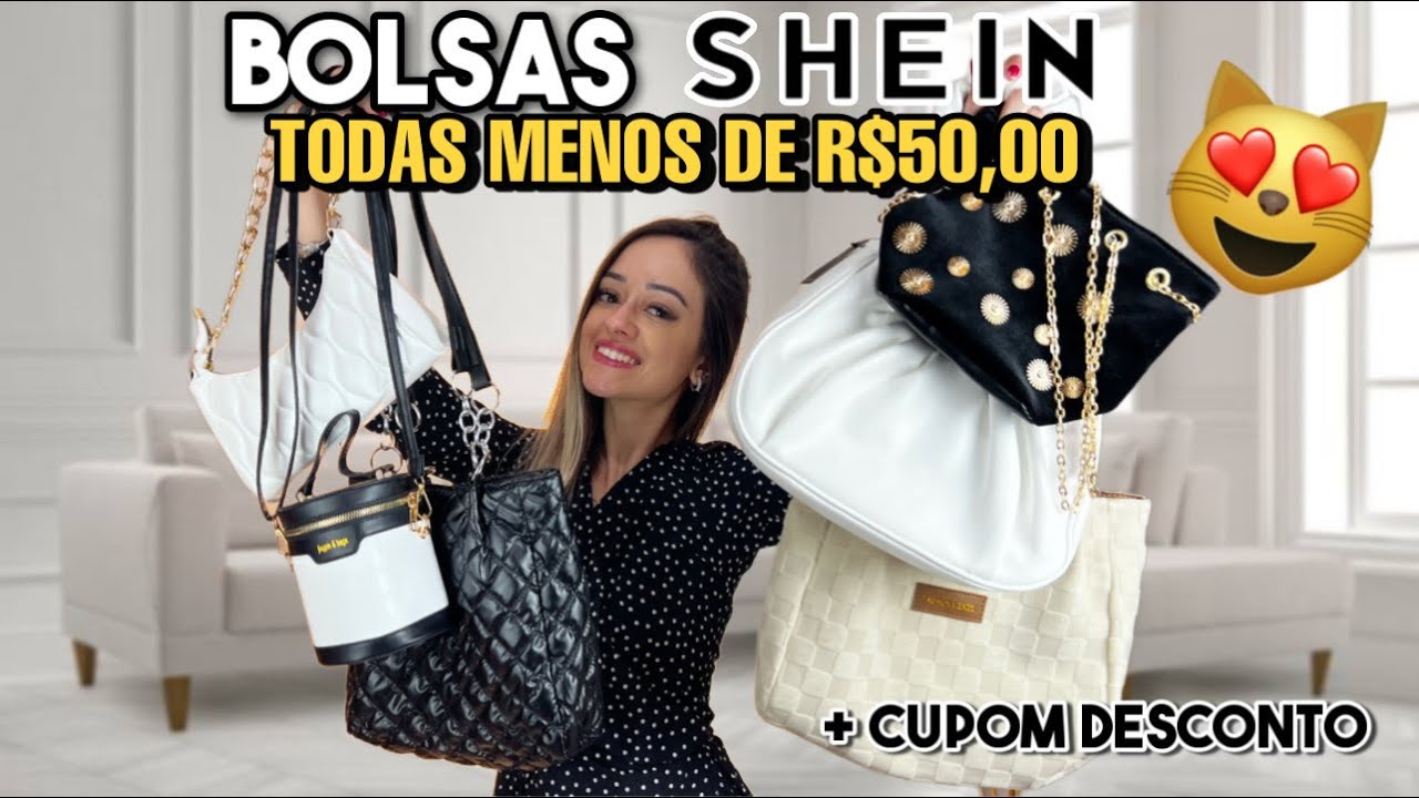 COMPRAS SHEIN BOLSAS + BARATAS E PERFEITAS DO SITE, VALE A PENA COMPRAR NA SHEIN?
