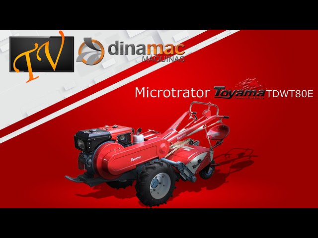 Micro trator Diesel TDWT80E 16,5 HP Toyama