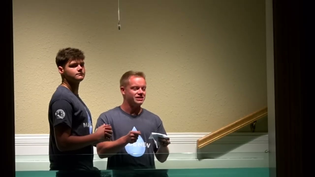 Shane Wenzel Baptism