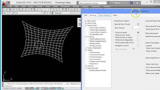 Hole in mesh - marking for production