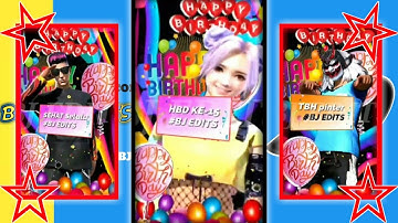 PRESET ALIGHT MOTION JEDAG JEDUG DIBAWAH 5 MB 3D HAPPY BIRTHDAY VIRAL TIKTOK by (BJ EDITS)