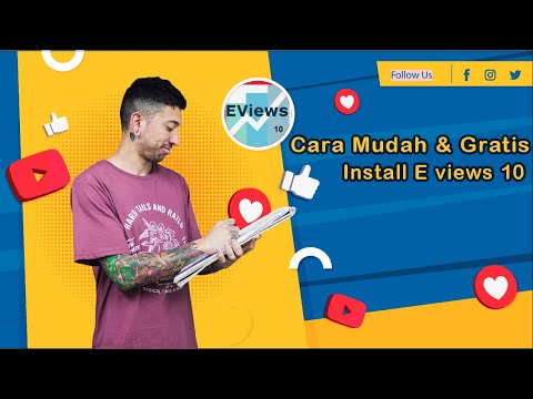 Cara mudah Dan Gratis Install software olah data E views 10 terbaru # ...