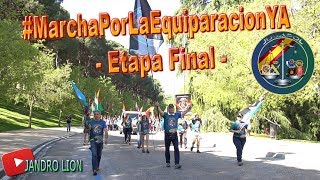 Parte 1/2 Marcha Asturias-Madrid ETAPA FINAL: MADRID #MarchaPorLaEquiparacionYA y #5mMadrid @jusapol