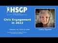 Sunday Speaker: Cathy Sigmon - Civic Engagement in 2022