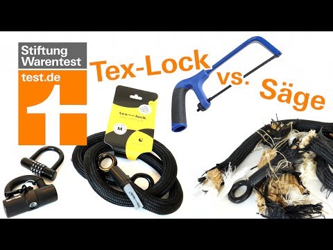 Tex-Lock Test: Textil-Fahrradschloss mit Säge geknackt & unsicher? (texlock review german)
