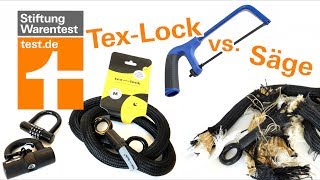 Tex-Lock Test Textil-Fahrradschloss Mit Säge Geknackt Unsicher? Texlock Review German