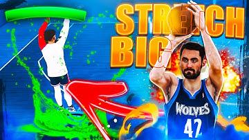 THE BEST STRETCH FOUR BUILD IN NBA 2K21! BEST SPOT UP BUILD!