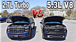 2022 Chevy Silverado 2.7L Turbo 4 VS  5.3L V8 MPG Run! Don't Buy until You Watch First!