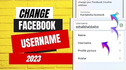 How to Change Username on Facebook   Full - Guide 2023