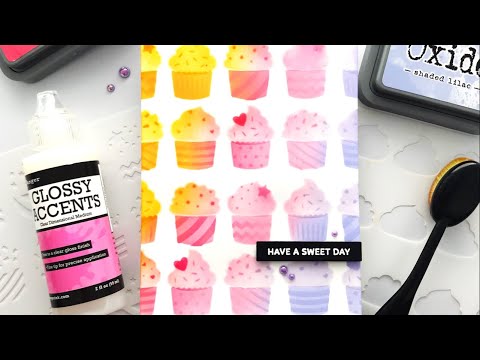 How To Use Glossy Accents with Pretty Pink Posh Stencils 