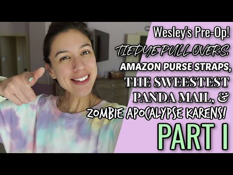 VLOG | Panda mail, colorful purse straps, Wesley's pre-op, and panda mail!