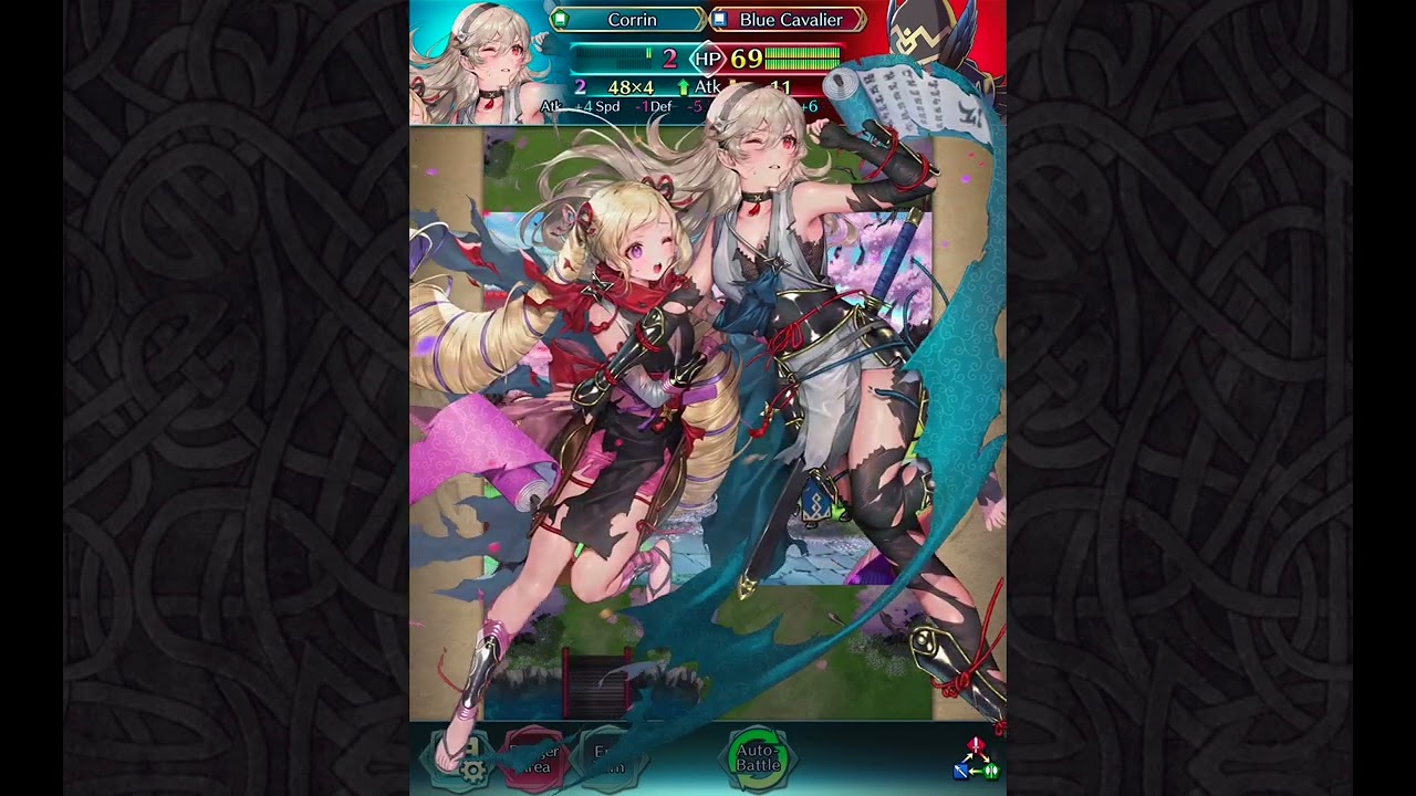 [Feh] Turn1 L!Hinoka clear with Ninjorrin