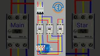 Star Delta Power Connection Contactor Motor Star Delta Connection Delta wiring #deepakitielectrical