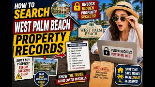 How to search West Palm Beach property records