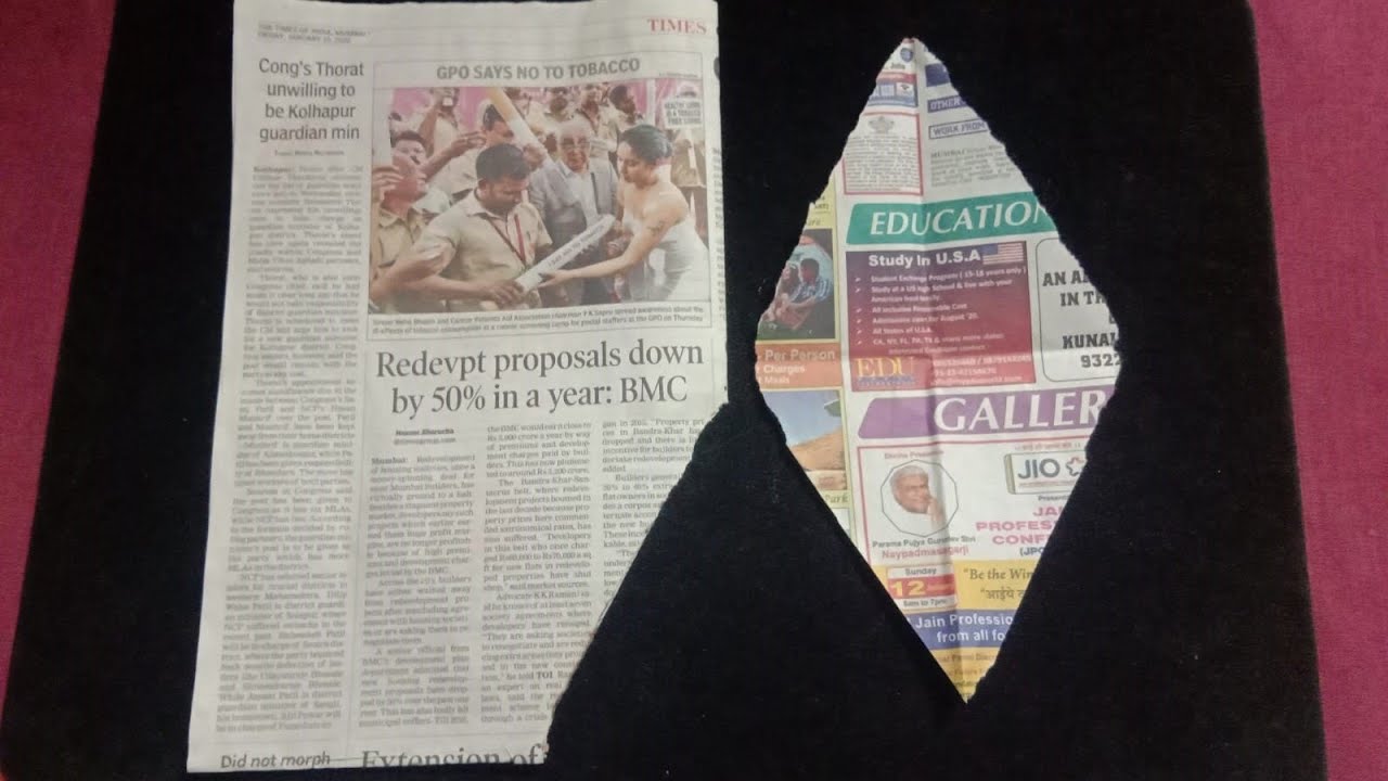 Diamond Paper Tear and Restore - YouTube