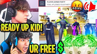 Clix & Ronaldo Put TOXIC Creative Kids in Place after Randomly Challenged to 2v2 Wager! (Fortnite)