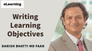 Writing Learning Objectives