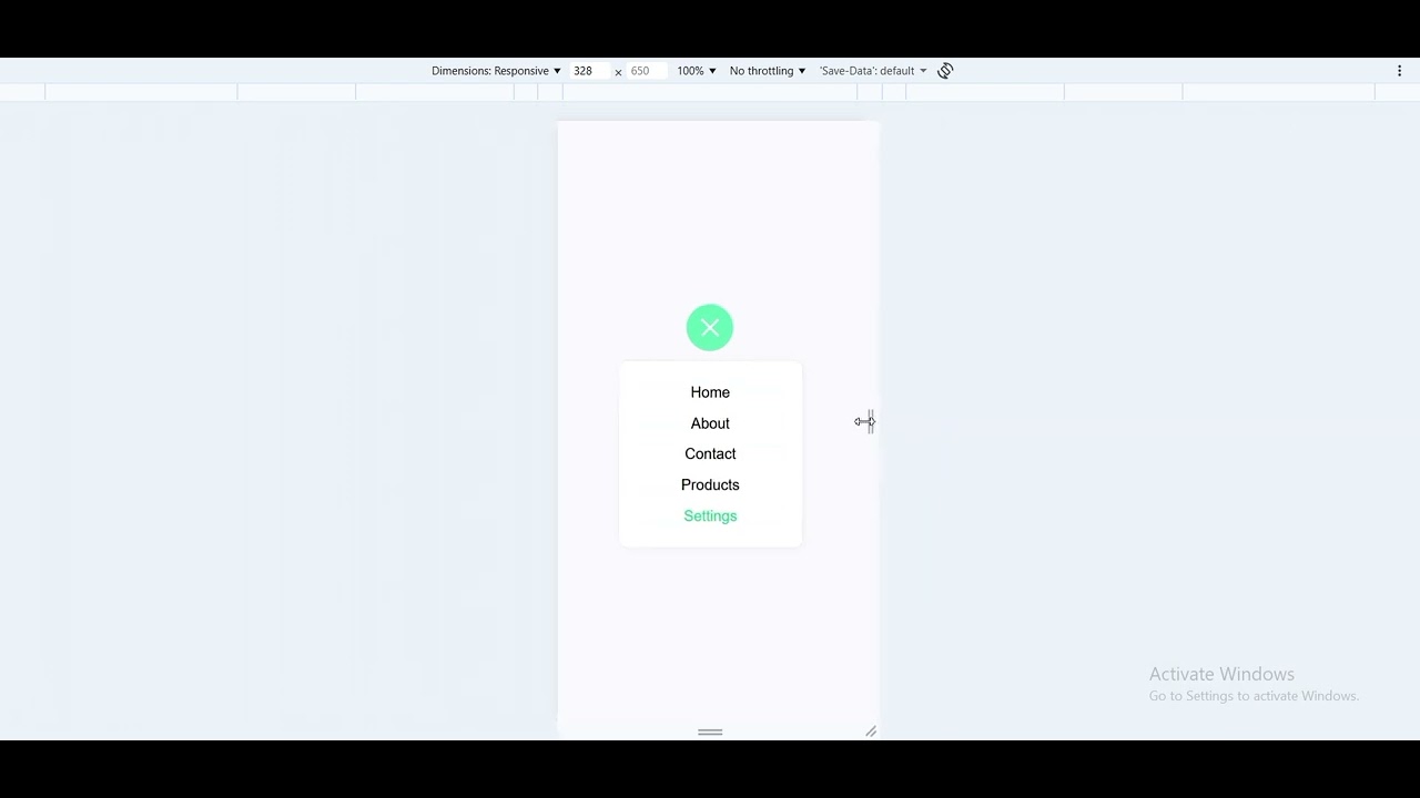 Header Menu with Floating Button | HTML CSS UI (No JavaScript) - YouTube