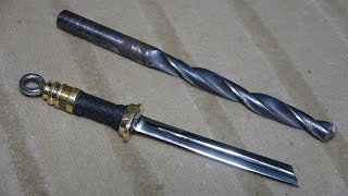 I Made Miniature Sword From Drill Bit #DIY by M.R. AKPINARLI 35,825 views 2 years ago 8 minutes, 43 seconds