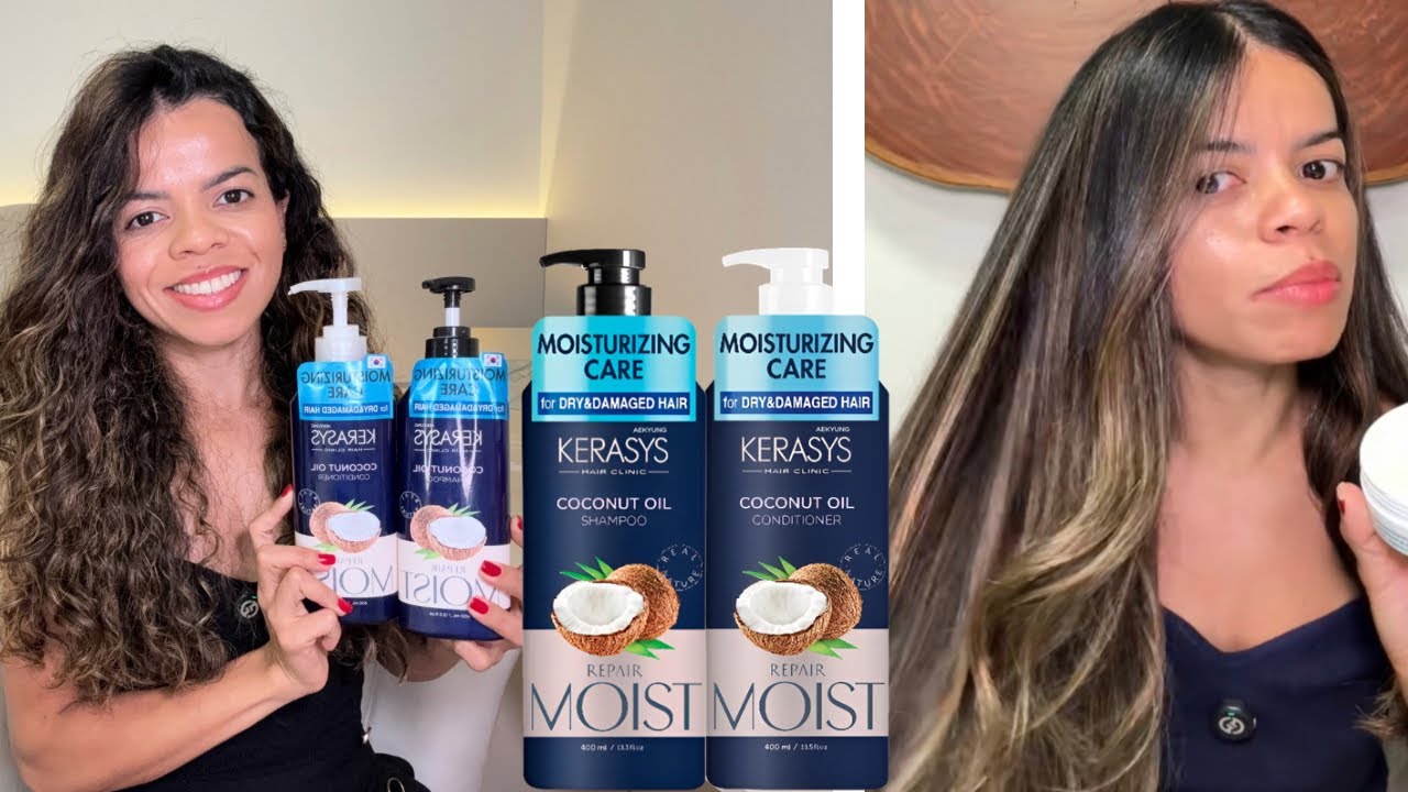 SHAMPOO E CONDICIONADOR COCCONUT OIL KERASYS 