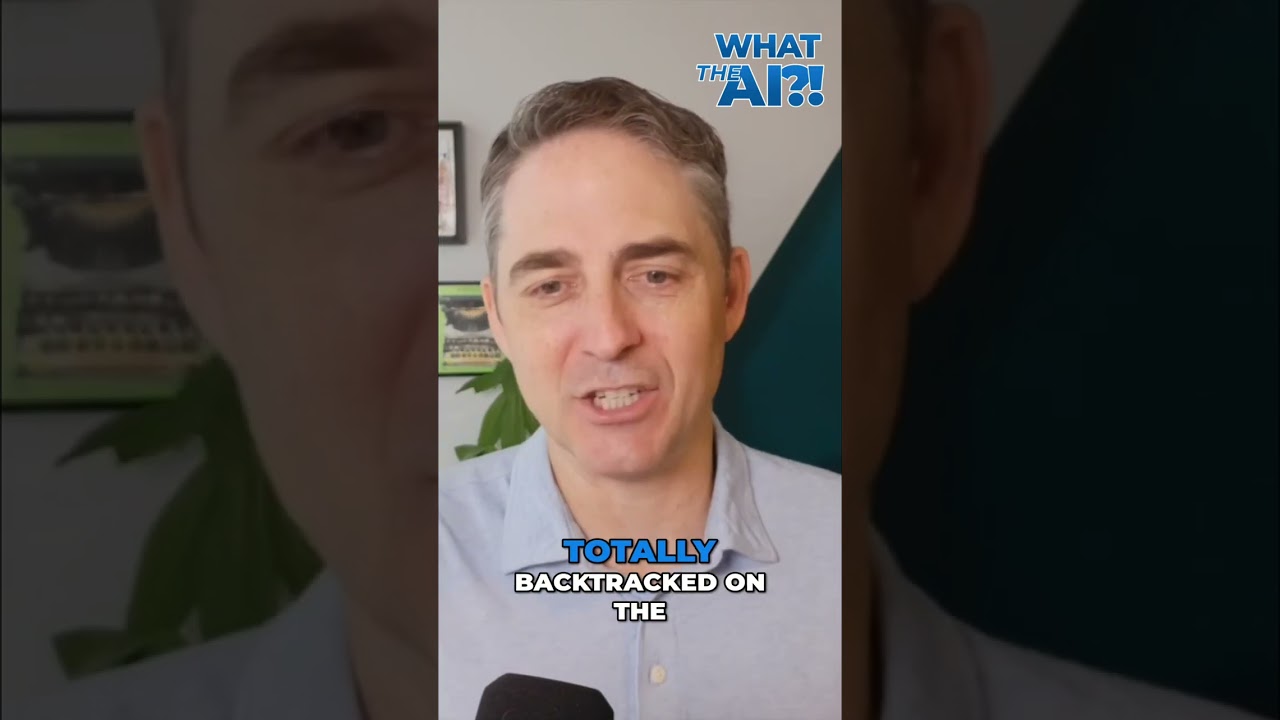Gov Backtracks on AI! Executive Order Contradicted! #shorts