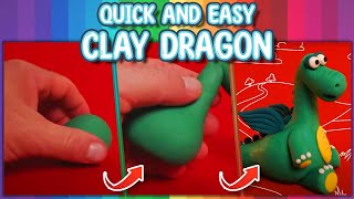 How To Make a Clay Dragon - Quick and Easy