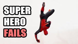 Superhero Fails In Real Life (Spiderman, Deadpool, Parkour)