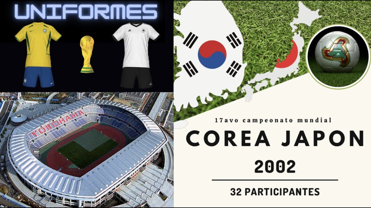 Uniformes de la Copa Mundial Corea Japón 2002 YouTube