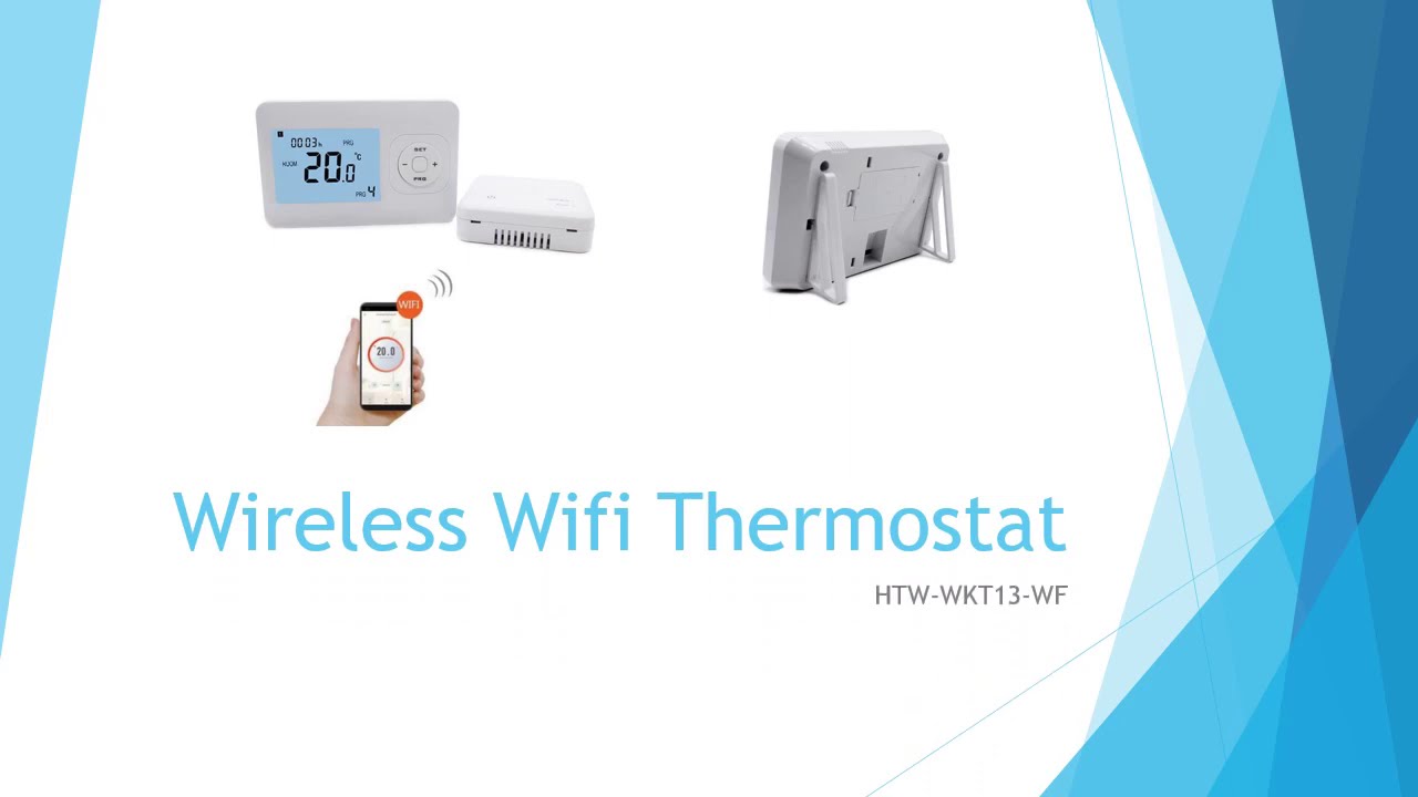 Cronotermostato inalámbrico con radiofrecuencia y wifi HTW