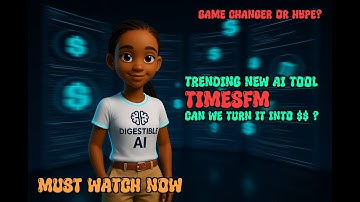 Exploit the Latest AI Tools for Income - Timesfm