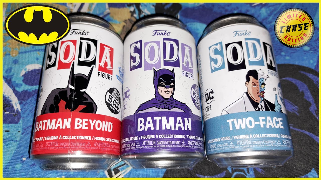 Poppin' the Top on Funko Sodas! Chase? Batman 66, Batman Beyond, Two-Face, DC Comics