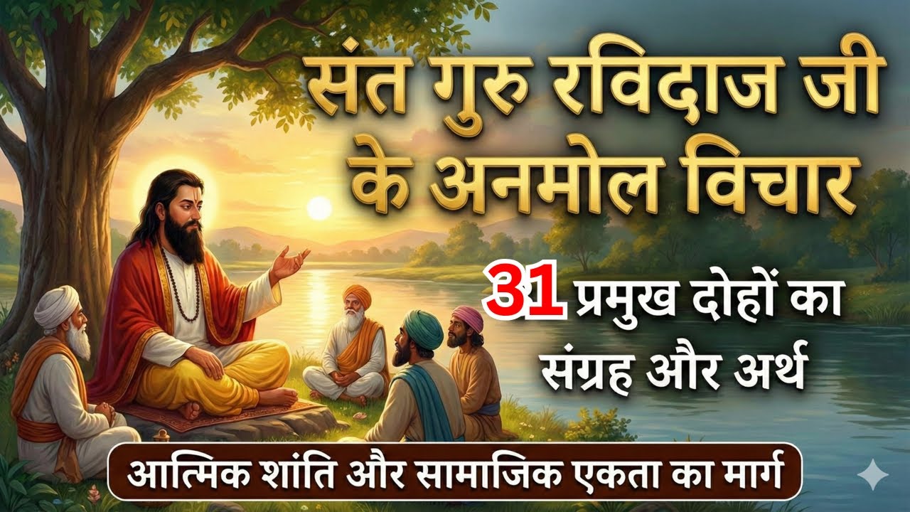 संत गुरु रविदास जी के 31 प्रसिद्ध दोहे (अर्थ सहित) | Sant Ravidas Ji Ke Dohe | Ravidas Video