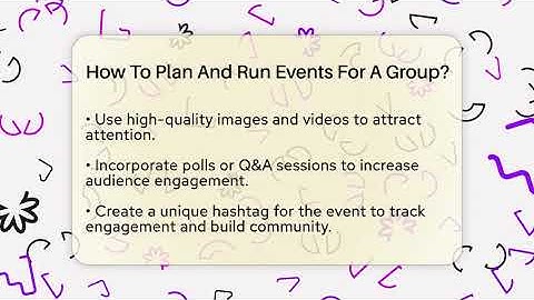 How To Plan And Run Events For A Group? - Everyday-Networking