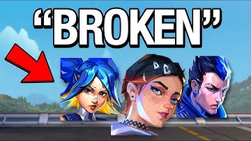I Ranked Up By ONLY USING "BROKEN" Agents in Valorant Ranked