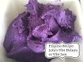 Filipino Recipe: Lola's Ube Halaya or Ube Jam