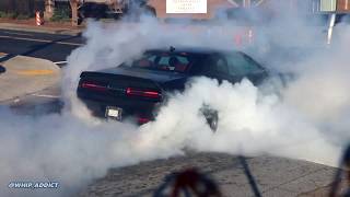 WhipAddict: First 2019 Dodge Challenger Hellcat Redeye in Atlanta! Street Burnout