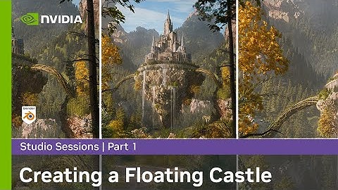 Creating a Floating Castle in Blender & Photoshop w/ Sweeper3D Part 1: Setting up the Castle