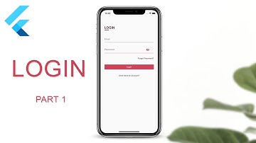 Flutter Beautiful UI - Design Login Page - Part 1