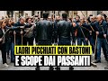 LADRI RAPINANO GIOIELLERIA CON MACHETE: I PASSANTI LI PICCHIANO CON BASTONI E SCOPE