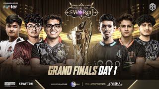 [Grand Finals Day-1] | RA Esports Presents Battle For Swaraj S1 FT.#iqoosoul #godlike #cg #bgmilive